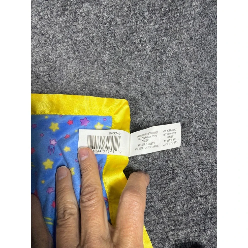 Disney Mickey Mouse Baby Security Blanket Lovey Blue Yellow Stars Just Play 12